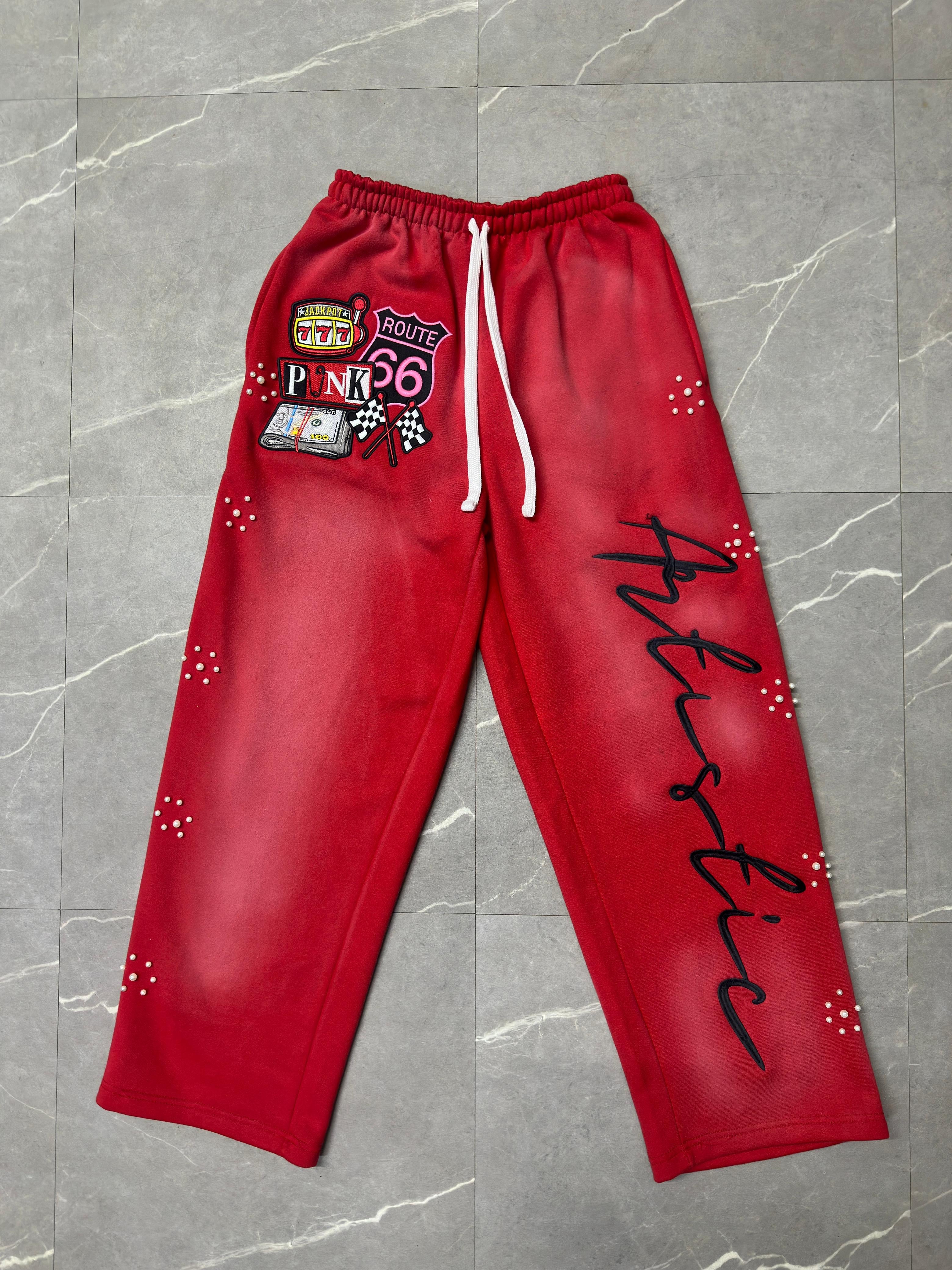 ‘Crimson’ 1llusion Sweats